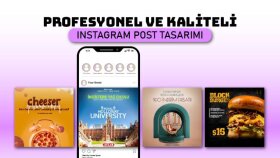 dikkat çekici post tasarımları hazırlarım