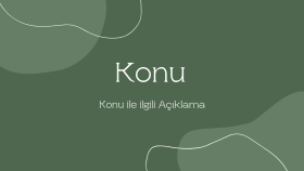 İstediğiniz konuda profesyonel slaytlar hazırlıyabilirim