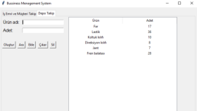 SQL Data yönetim uygulaması