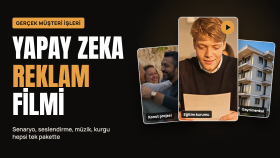 yapay zeka ile sinematik reklam filmi hazırlarım