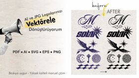 vektörel logo çizebilirim