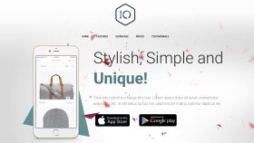 Mobil Uygulama Tanıtımı Web Site Tasarım Örneği