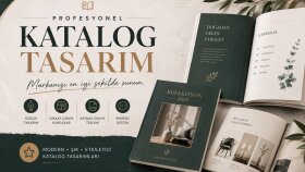 markanız için etkileyici katalog tasarımları hazırlıyorum