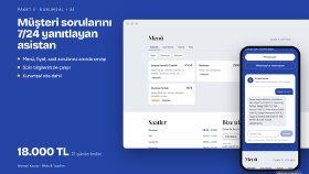 Yapay Zekâ Asistanlı Kafe Web Sitesi