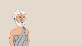Historical character illustration