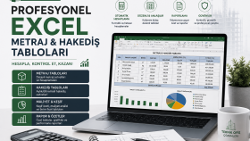 profesyonel Excel metraj ve hakediş tablosu hazırlarım
