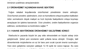 Türkiye'de Kahve Sektörü, Araştırma Çalışması