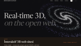 markanız için interaktif 3b web sitesi tasarlar ve kodlarım