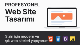 istediğiniz web sitesini sorunsuz ve hızlıca yapabilirim