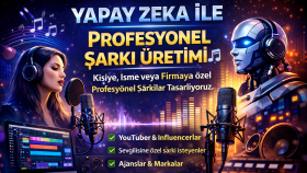 yapay zeka ile size özel profesyonel şarkı üretiyorum
