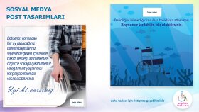 Özel bir STK için sosyal medya post tasarımlarım