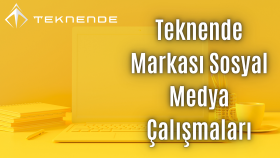 Teknende Markası Sosyal Medya Konsept Post Çalışmaları