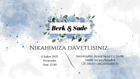 sizin için nikah, düğün davetiyelerinizi hazırlayabilirim
