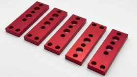 CNC İşlenmiş Alüminyum Fikstür Plakası – Teknik Çizim ve Üre