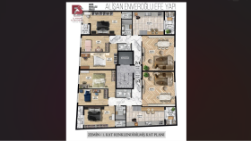 3D RENKLİ KAT PLANLARIM