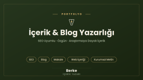 markanız için blog ve web içerikleri yazarım