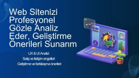 web sitenizi detaylı inceler iyileştirme ve öneriler sunarım