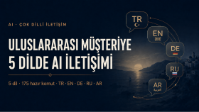 işletmenize 5 dilli AI müşteri iletişim paketi hazırlarım