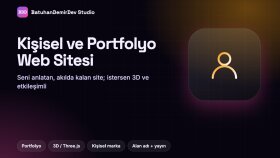 sizi anlatan kişisel ve portfolyo web sitesi yaparım