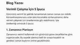 okuyucuyu yakalayan metinler hazırlarım