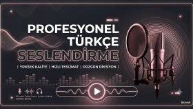 projeleriniz için doğal ve enerjik seslendirmeler yaparım