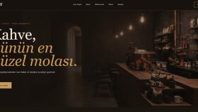 ROAST - Kafe Web Sitesi Tasarımı