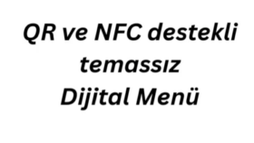 QR ve NFC özellikli dijital menü yapıyorum