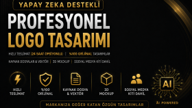 yapay zeka destekli özgün logo tasarımı hazırlarım