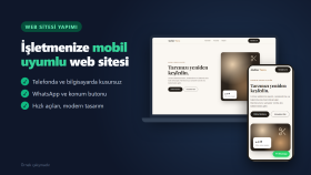 işletmeniz için mobil uyumlu web sitesi yaparım