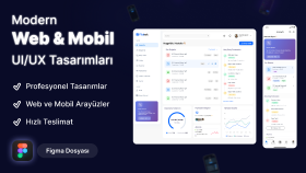 figma ile web ve mobil arayüz tasarımı yapabiliyororum