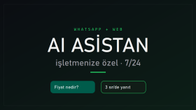 işletmenize 7/24 yanıt veren AI asistan kurarım