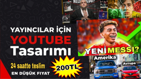 profesyonel thumbnail youtube video kapak resmi yapıyorum