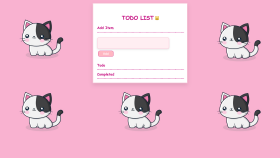 Kitty To-do List Application