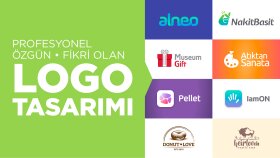 profesyonel, özgün, fikri olan logo tasarımları yaparım