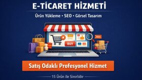 e-ticaret için profesyonel ürün yükleme hizmeti sunuyorum