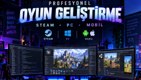 Steam, PC ve mobil için profesyonel oyun geliştiririm