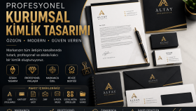 özel profesyonel kurumsal kimlik tasarımı hazırlarım