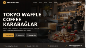 Tokyo Waffle Coffee - Mobil Uyumlu Web Sitesi