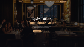 Premium Restoran & Cafe Web Sitesi