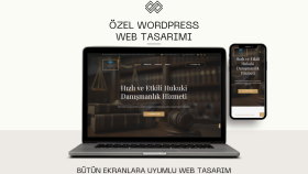 Avukat Özel Tasarım Web Sitesi