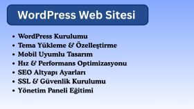 anahtar teslim kurumsal ve bireysel web sitesi kurarım