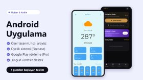 Flutter ile işletmenize özel Android uygulaması yaparım