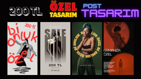 sizin için etkileyici sosyal medya postları tasarlayorum