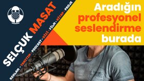 Ben, senin için profesyonel ve etkili seslendirme yaparım