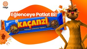 Kaçanzi adındaki marka için reklam afişi tasarımı