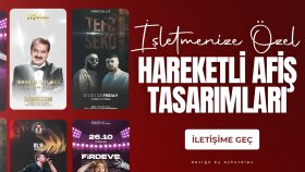 Hareketli Afiş Çalışmalarım