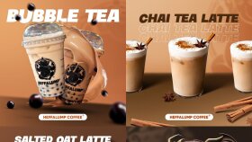 Heffalump Cafe - Social Media Design