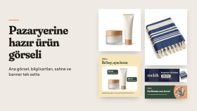 Trendyol ve Amazon için ürün görsel seti hazırlarım