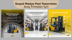 Sosyal medya post tasarımları araç firmaları için.