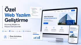 özel web site geliştirmede uzman olarak yardımcı olabilirim